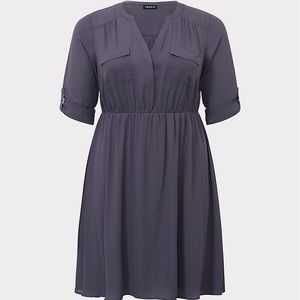 Torrid | Grey Shirt Dress | NWOT 00